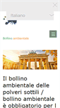 Mobile Screenshot of placchetta-ambientale.it