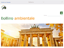 Tablet Screenshot of placchetta-ambientale.it